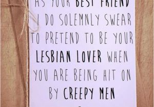 Funny Lesbian Birthday Cards Funny Blank Greeting Card Best Friend Lesbian by