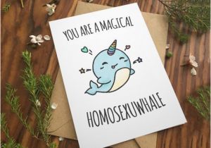 Funny Lesbian Birthday Cards Lgbt Love Pun Greeting Card Gay Lesbian Couple by