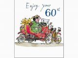 Funny Male 60th Birthday Cards Male Birthday Card Enjoy Your 60th Quentin Blake Same