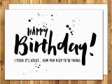 Funny Mens Birthday Cards Printable Funny Birthday Card Birthday Card for Him Birthday Card