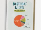 Funny Messages for A Birthday Card Birthday Wishes Pie Chart Card Funny Birthday Card No