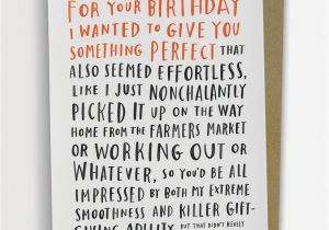 Funny Messages to Put In A Birthday Card Awkward Birthday Card by Emily Mcdowell 136 C