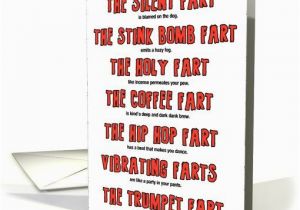 Funny Messages to Put In Birthday Cards Birthday Fart Funny Poem Card Funny Birthdays and Humor