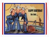 Funny Military Birthday Cards Vintage Military Navy Birthday Card Zazzle Com