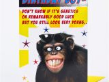 Funny Monkey Birthday Cards Birthday Card Smiling Monkey Only 1 39