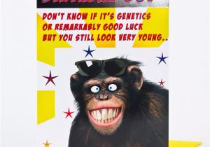 Funny Monkey Birthday Cards Birthday Card Smiling Monkey Only 1 39