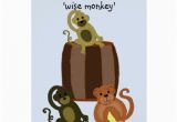 Funny Monkey Birthday Cards Funny Monkey Birthday Greeting Cards Zazzle