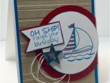 Funny Nautical Birthday Cards Belated Birthday Card Nautical Birthday Card Burthday Card