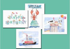 Funny Nautical Birthday Cards Birthday Cards Nautical Childrens Birthday 8 Per Boxed Set