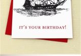 Funny Nautical Birthday Cards Concertina Press Stationery and Invitations Holy Ship