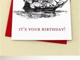 Funny Nautical Birthday Cards Concertina Press Stationery and Invitations Holy Ship