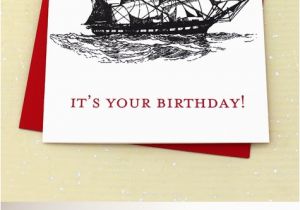 Funny Nautical Birthday Cards Concertina Press Stationery and Invitations Holy Ship