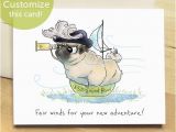 Funny Nautical Birthday Cards Good Luck Card Funny Cards New Address Card New Adventure