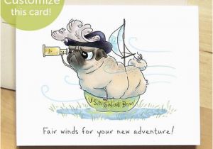 Funny Nautical Birthday Cards Good Luck Card Funny Cards New Address Card New Adventure