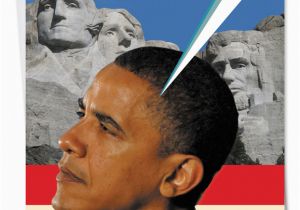 Funny Obama Birthday Cards Mt Rushmorepolitical Obama Adult Humor Birthdaycard