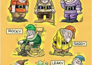 Funny Old Age Birthday Cards Saga Of the 7 Dwarves In the 21st Century Reflections Of