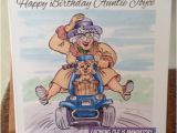 Funny Old Lady Birthday Cards Funny Old Lady Scooter Personalised Birthday Card Ebay