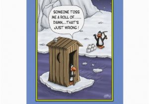 Funny Penguin Birthday Cards Funny Birthday Cards Penguin Pranks Zazzle