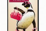 Funny Penguin Birthday Cards Funny Humour Happy Birthday Greeting Card Penguin to A