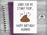 Funny Printable Birthday Cards for Mom Mom Birthday Card Mother Birthday Card Birthday Card Mom