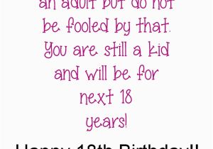 Funny Sayings for 18th Birthday Cards 18th Birthday Quotes for Girls Quotesgram
