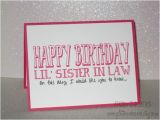 Funny Sister In Law Birthday Cards Colleen On Etsy