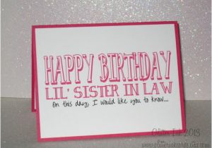 Funny Sister In Law Birthday Cards Colleen On Etsy