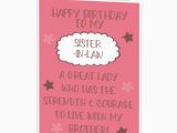 Funny Sister In Law Birthday Cards Sister In Law Birthday Cards Ebay