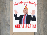 Funny Texas Birthday Cards Funny Birthday Card Donald Trump Birthday Great Again