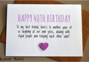 Funny Things to Write In A 40th Birthday Card Happy 40th Birthday Quotes Images and Memes