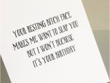 Funny Things to Write In A 50th Birthday Card Grappige Verjaardag Kaart Sarcastic Kaart Bff Kaart Collega