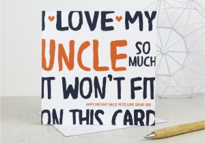 Funny Uncle Birthday Cards Funny Uncle Birthday Card Personalised Card by Designedbywink
