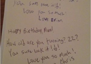 Funny Ways to Sign A Birthday Card Signing My Mom 39 S Birthday Card This Year Was Almost too