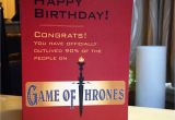 Game Of Thrones Happy Birthday Card Funny Game Of Thrones Birthday Card Happy Birthday by