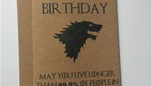 Game Of Thrones Happy Birthday Card Game Of Thrones Birthday Card House Stark