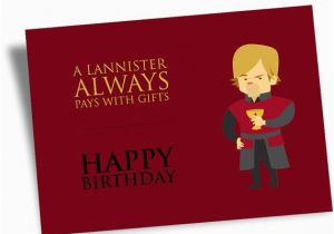 Game Of Thrones Happy Birthday Card Printable Digital Happy Birthday Game Of Thrones Card