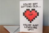 Gamer Birthday Cards Gamer Birthday Card Geeky Birthday Card You 39 Re Not
