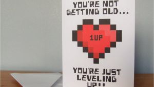 Gamer Birthday Cards Gamer Birthday Card Geeky Birthday Card You 39 Re Not