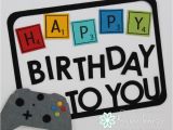 Gamer Birthday Cards Karrenj Stamping Stuff Gamer Birthday