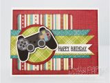 Gamer Birthday Cards Pretty Paper Pretty Ribbons Gamer Birthday Card New