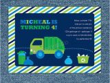 Garbage Truck Birthday Invitations 17 Best Images About Ethan 39 S Garbage Truck Party Ideas On