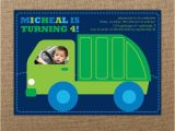 Garbage Truck Birthday Invitations Garbage Truck Birthday Invitation Printable Boy Birthday