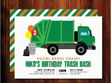 Garbage Truck Birthday Invitations Garbage Truck Birthday Invitations Garbage Trash Bash