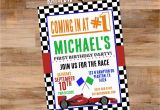 Gay 40th Birthday Ideas Race Car Birthday Invitation Little Boy 1st Birthday