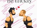 Gay Birthday Cards to Print Personalised and Printable Leather Gay Boys Birthday Cards