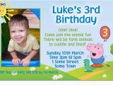 George Pig Birthday Invitations Cu943 George the Pig Birthday Invitation Boys themed