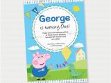 George Pig Birthday Invitations George Pig and Dinosaur Birthday Invitation Diy Printable