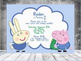 George Pig Birthday Invitations George Pig Invitation Peppa Pig