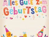 German Birthday Invitation Cards Alles Gute Zum Geburtstag Happy Birthday In German Card