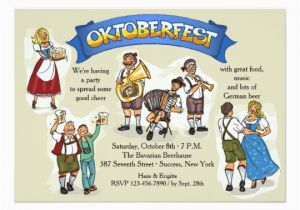 German Birthday Invitation Cards Oktoberfest Party Invitation Zazzle Com